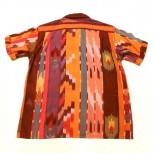 Engineered Garments / Camp Shirt_Cotton Ikat