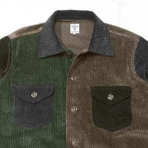 South2 West8 / Smokey Shirt_5W Corduroy