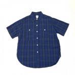 PostOveralls /#1206S No.6 Shirt S/S_seersucker blu
