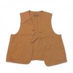 Engineered Garments/ Upland Vest_12oz Brown Duck