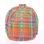Engineered Garments / Work Shirt_Orange Big Plaid