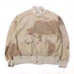 Engineered Garments/ A-1 Jacket_Khaki Animal Print