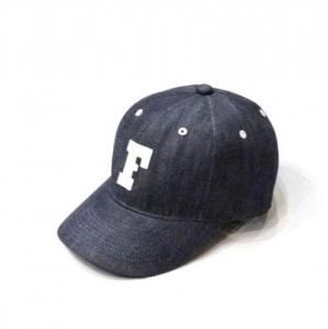 FULL COUNT  / 6Panel Denim F Baseball Cap