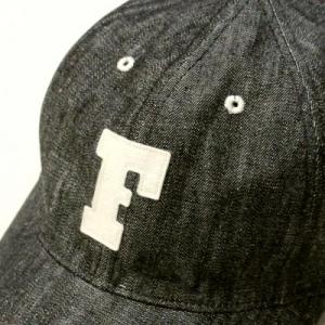 FULL COUNT  / 6Panel Denim F Baseball Cap