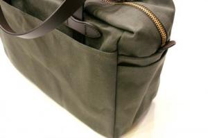 FILSON U.S.A. / Tote Bag With Zipper_Olive