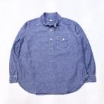 PostOveralls / #3213 The NAVY CUT_Chambray indigo