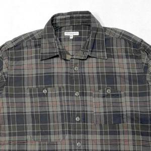 Engineered Garments /Work Shirt_Cotton Dark Madras