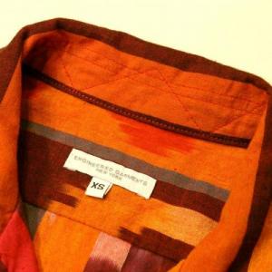 Engineered Garments / Camp Shirt_Cotton Ikat