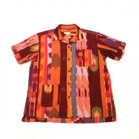 Engineered Garments / Camp Shirt_Cotton Ikat