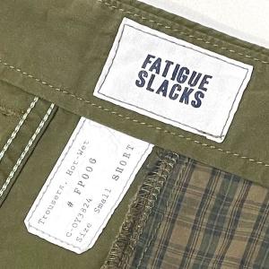 FATIGUE SLACKS / FP006 Jungle Slacks_Olive Green