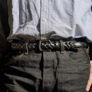 BEORMA LEATHER / 4Strand Plaited Belt