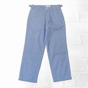 FATIGUE SLACKS/FP001 Utility Slacks_Bleached Denim