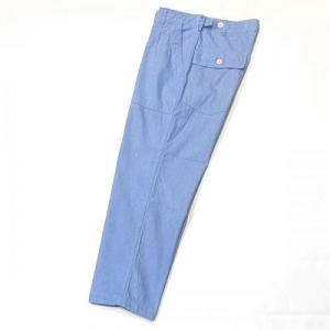 FATIGUE SLACKS/FP001 Utility Slacks_Bleached Denim