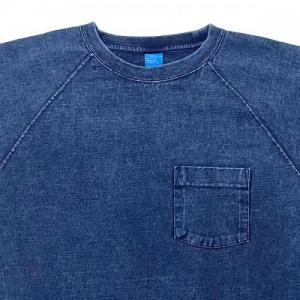 GOOD ON / Heavy Raglan Pocket Tee "INDIGO SHAVE"