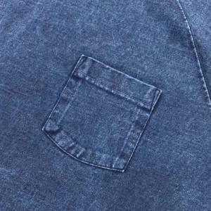 GOOD ON / Heavy Raglan Pocket Tee "INDIGO SHAVE"