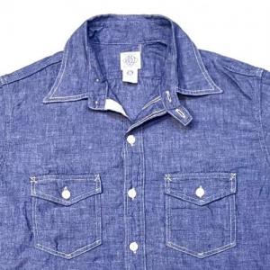 PostOveralls/ #3216 The NAVY CUT 2_Chambray indigo