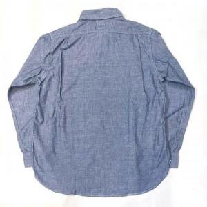 PostOveralls/ #3216 The NAVY CUT 2_Chambray indigo