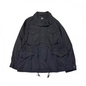 THE CORONA UTILITY ブラックジャケット THE CORONA UTILITY コロナ CJ077 A-2 JACKET Synthetic Leather