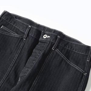 Post Overalls / #1301 ARMY Pants_ denim black