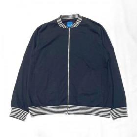 GOOD ON / Stripe Rib Tee Track Jacket