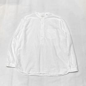 FULL COUNT / Stand Collar Chambray Shirt