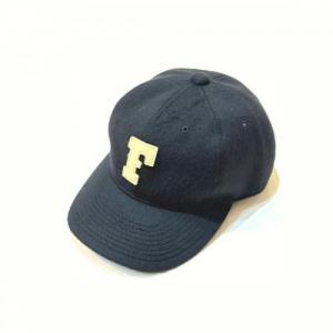 FULLCOUNT/6 Panel Wool Melton Baseball Cap F Patch