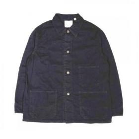 FULL COUNT / 2015BKBK_Black Black Chore Jacket