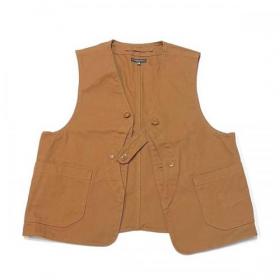 Engineered Garments/ Upland Vest_12oz Brown Duck