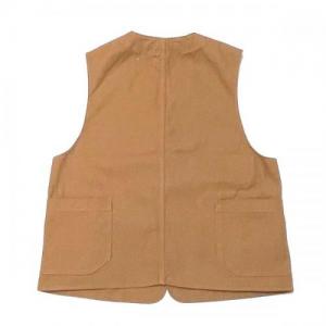 Engineered Garments/ Upland Vest_12oz Brown Duck