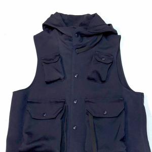 Engineered Garments /Field Vest_Heavy Wool Elastic