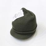US Military / DeadStock Wool Jeep Cap_Olive 