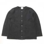 Jackman / JM8278 Wool Collarless Jacket_BLACK